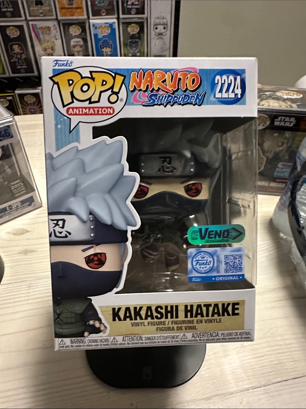 Funko Kakashi Hatake Pop! Vinyl - Gray, Black & Red Accents